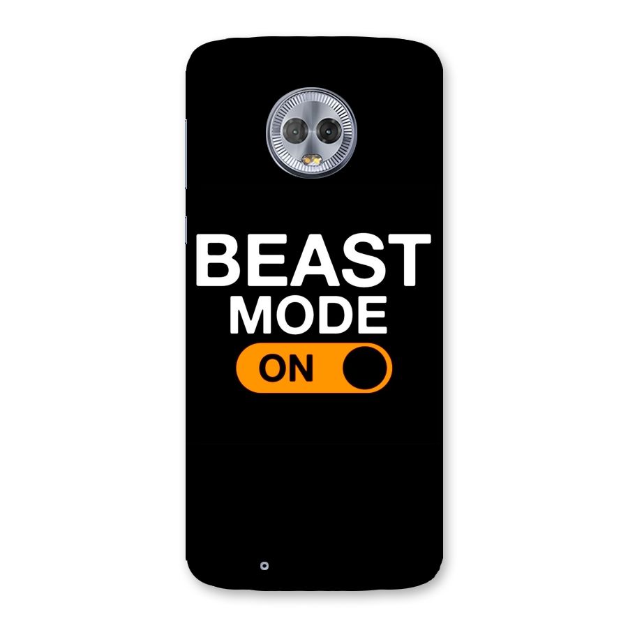 Beast Mode Switched On Back Case for Moto G6