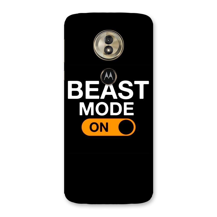 Beast Mode Switched On Back Case for Moto G6 Play