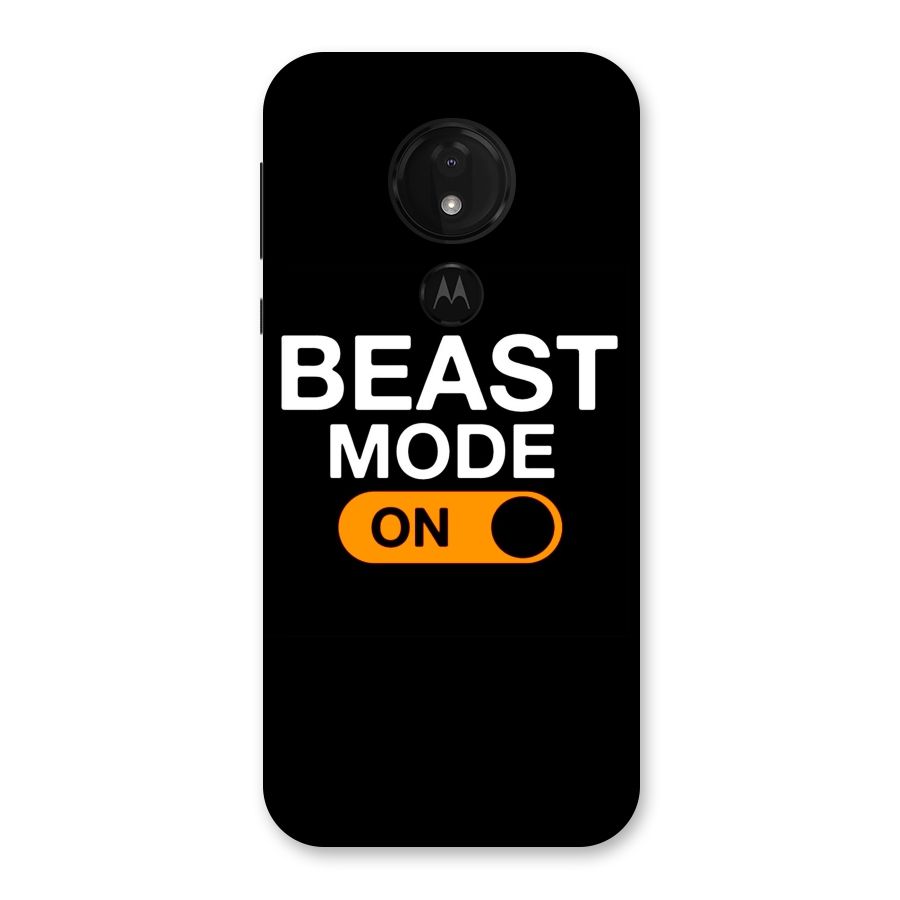 Beast Mode Switched On Back Case for Moto G7 Power
