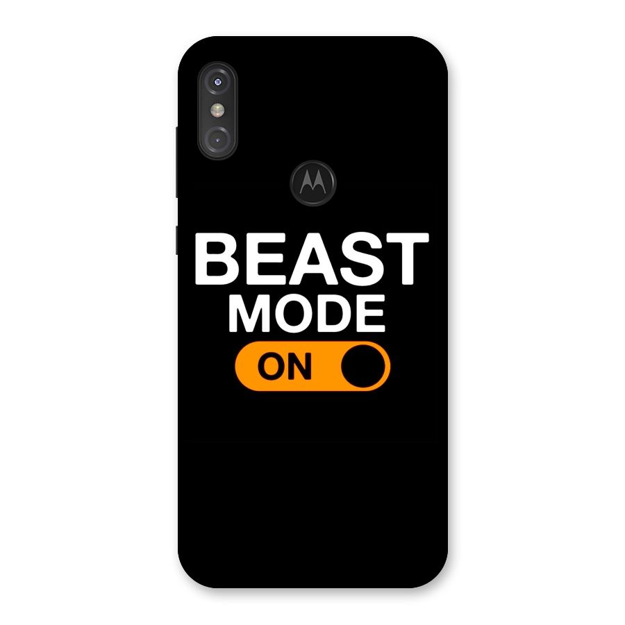 Beast Mode Switched On Back Case for Motorola One Power