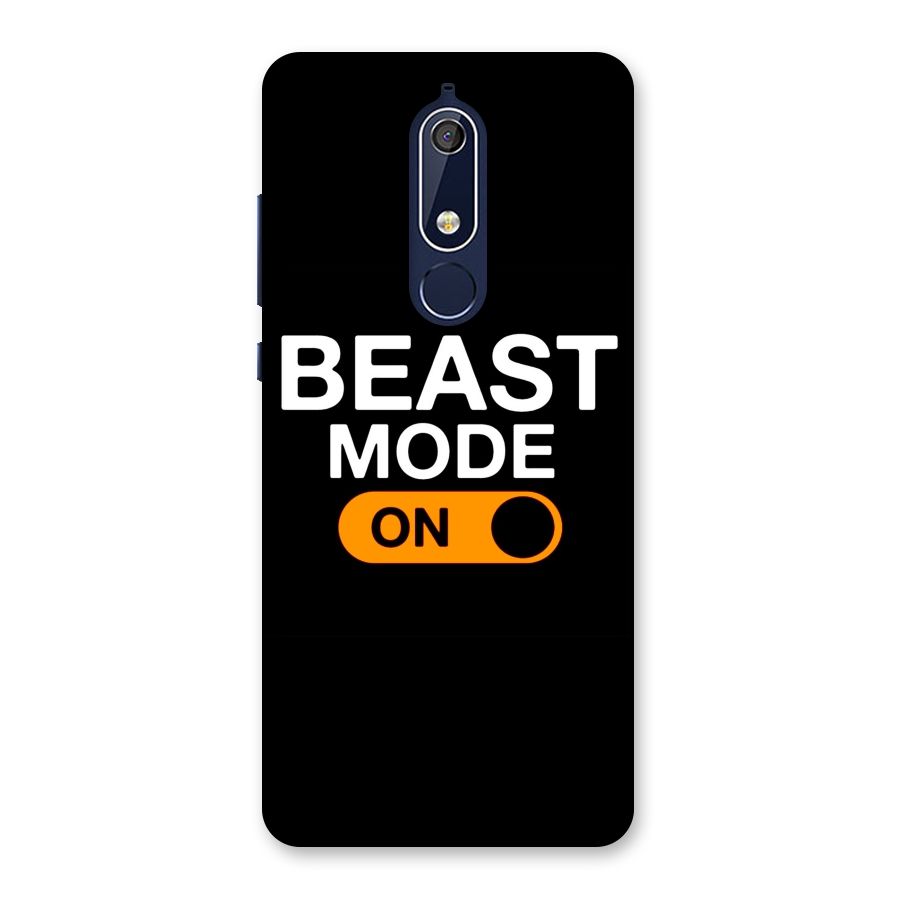 Beast Mode Switched On Back Case for Nokia 5.1