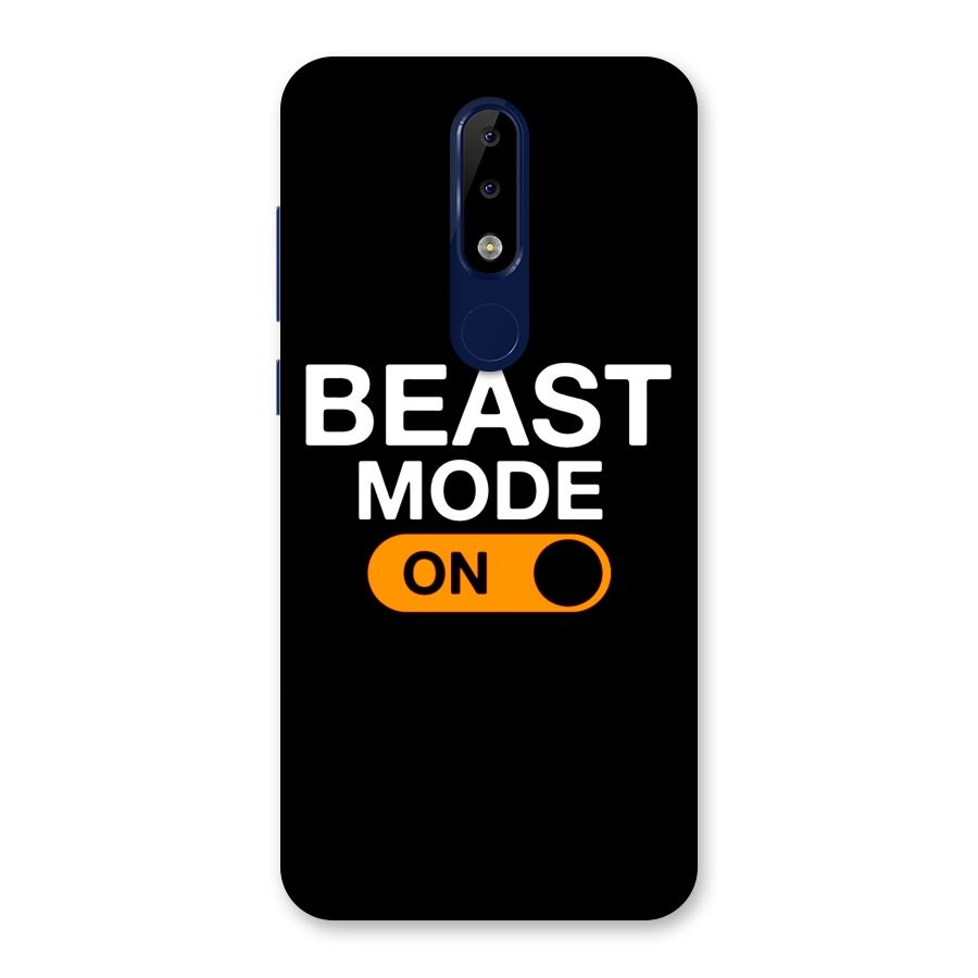Beast Mode Switched On Back Case for Nokia 5.1 Plus
