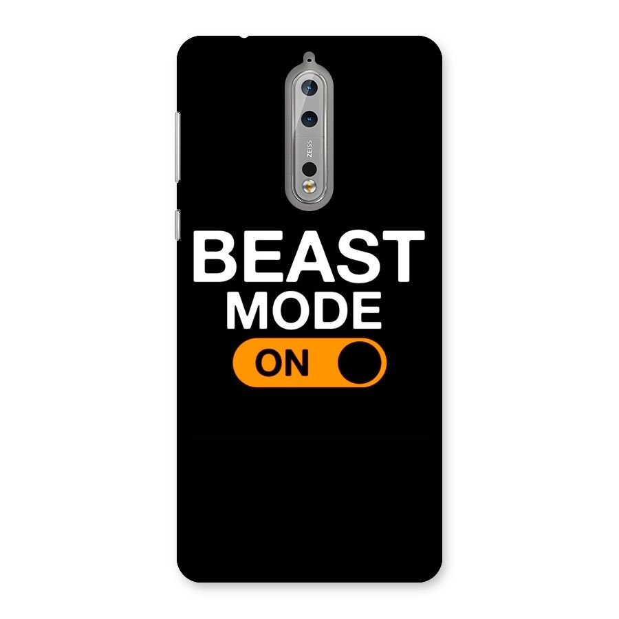 Beast Mode Switched On Back Case for Nokia 8