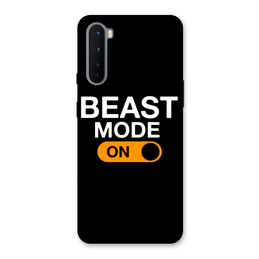 Beast Mode Switched On Back Case for OnePlus Nord