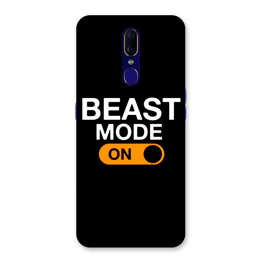 Beast Mode Switched On Back Case for Oppo F11