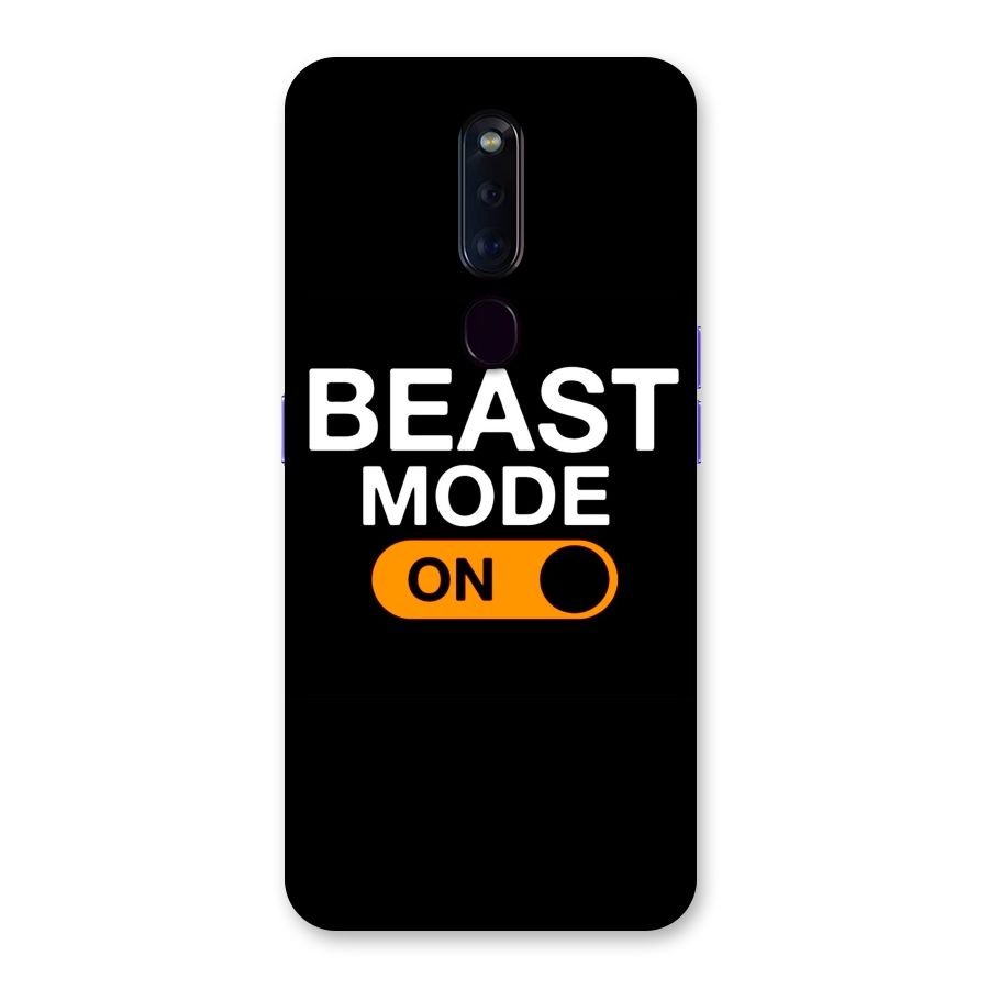Beast Mode Switched On Back Case for Oppo F11 Pro