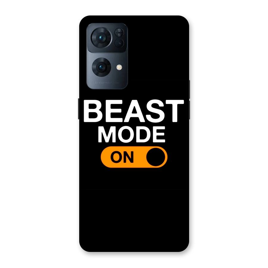 Beast Mode Switched On Back Case for Oppo Reno7 Pro 5G