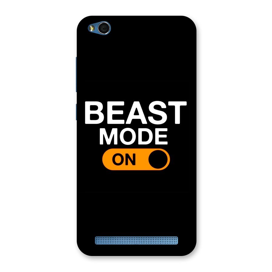 Beast Mode Switched On Back Case for Redmi 5A