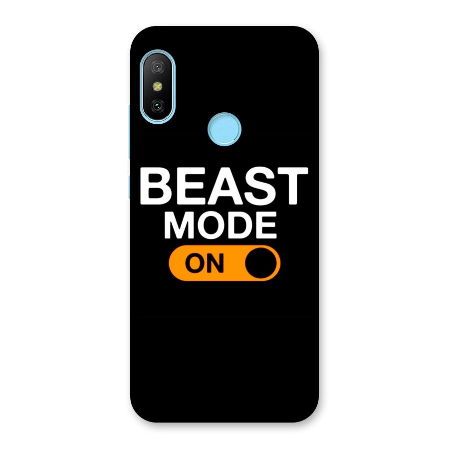 Beast Mode Switched On Back Case for Redmi 6 Pro