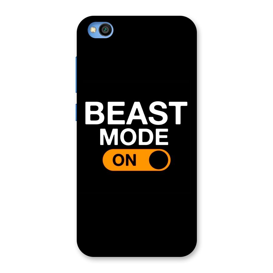 Beast Mode Switched On Back Case for Redmi Go