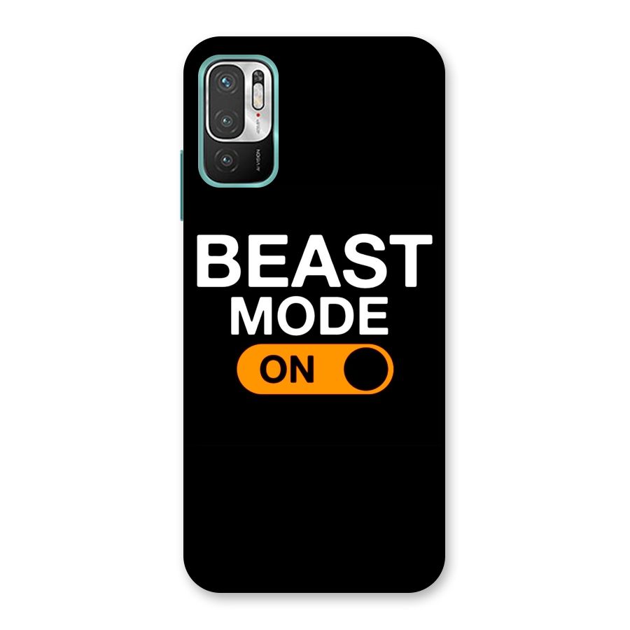 Beast Mode Switched On Back Case for Redmi Note 10T 5G