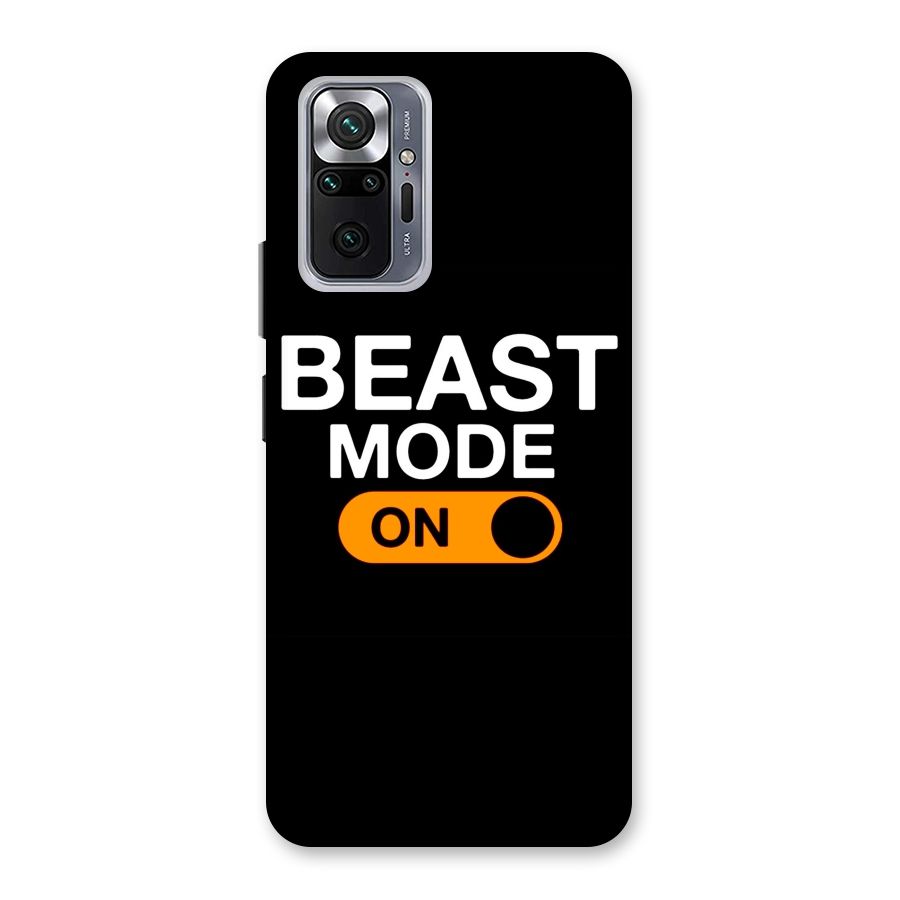 Beast Mode Switched On Back Case for Redmi Note 10 Pro
