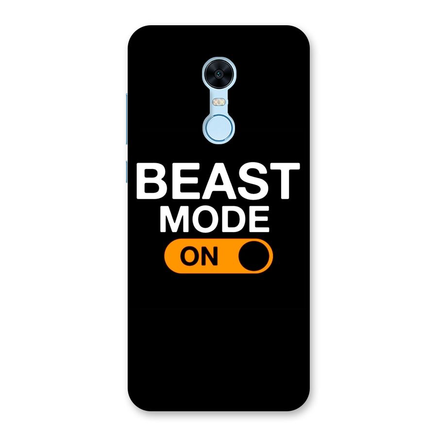 Beast Mode Switched On Back Case for Redmi Note 5