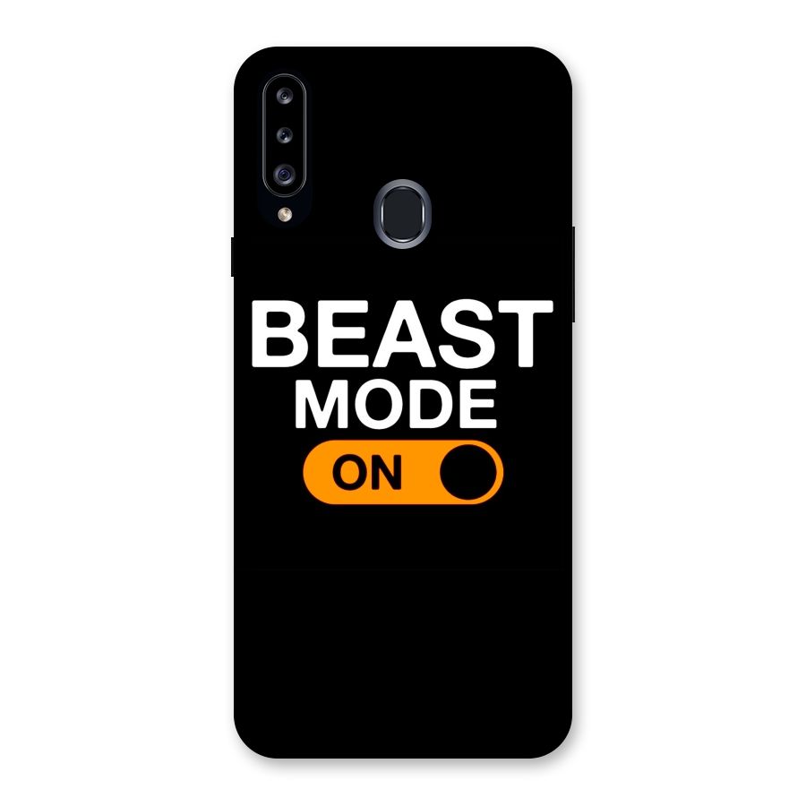 Beast Mode Switched On Back Case for Samsung Galaxy A20s