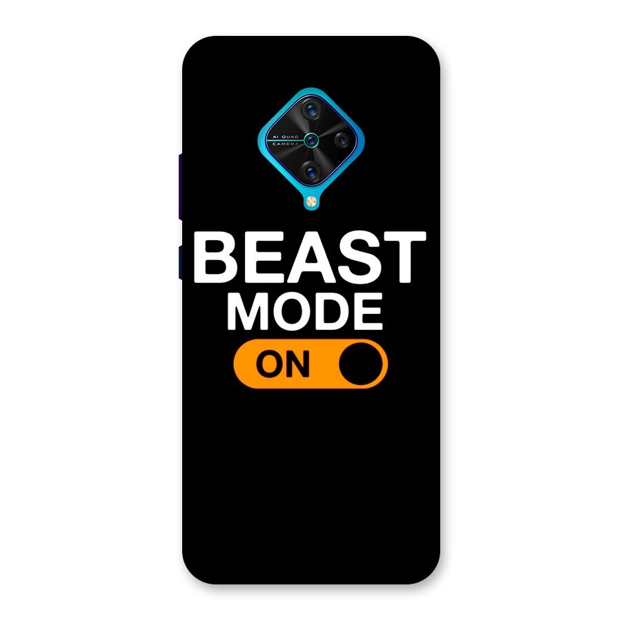 Beast Mode Switched On Back Case for Vivo S1 Pro