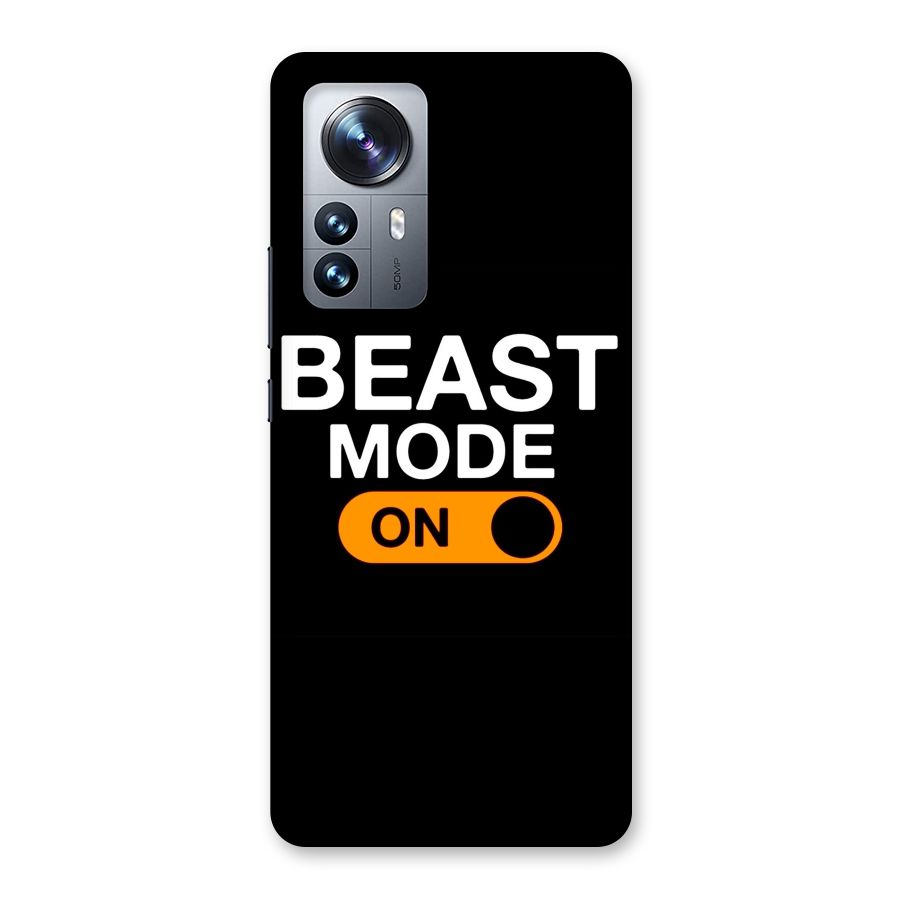 Beast Mode Switched On Back Case for Xiaomi 12 Pro