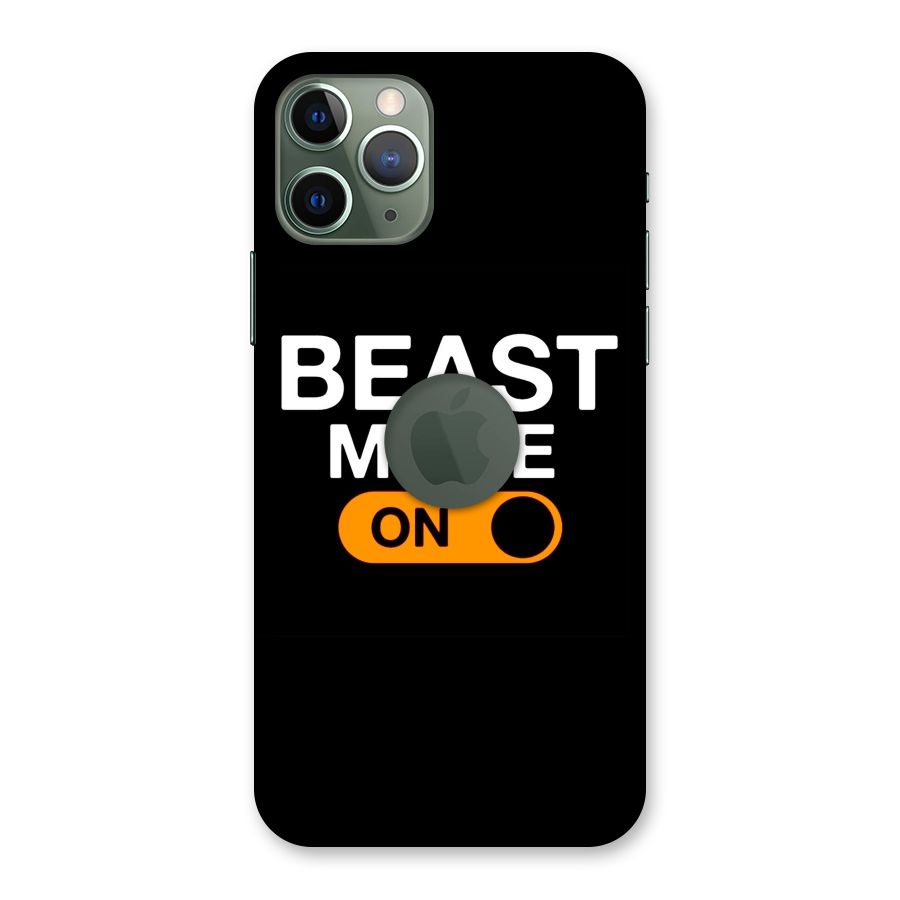 Beast Mode Switched On Back Case for iPhone 11 Pro Logo  Cut
