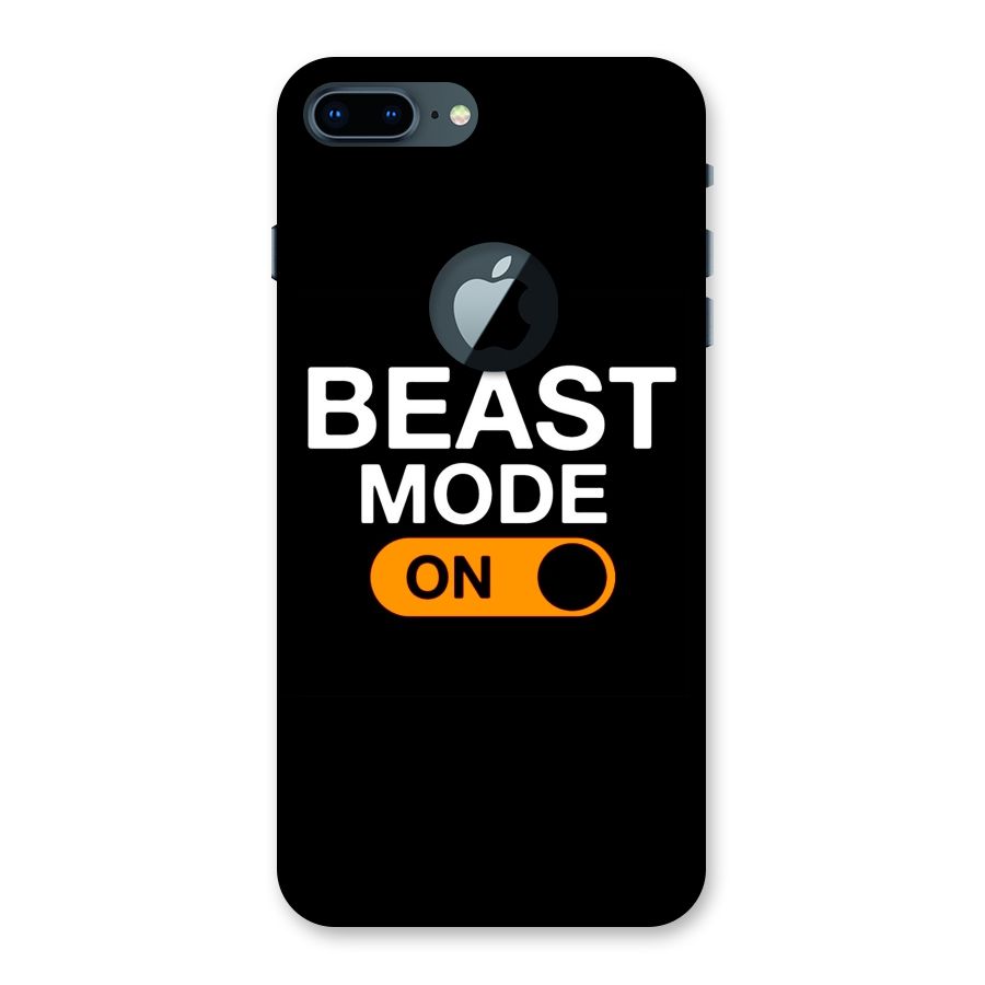 Beast Mode Switched On Back Case for iPhone 7 Plus Logo Cut
