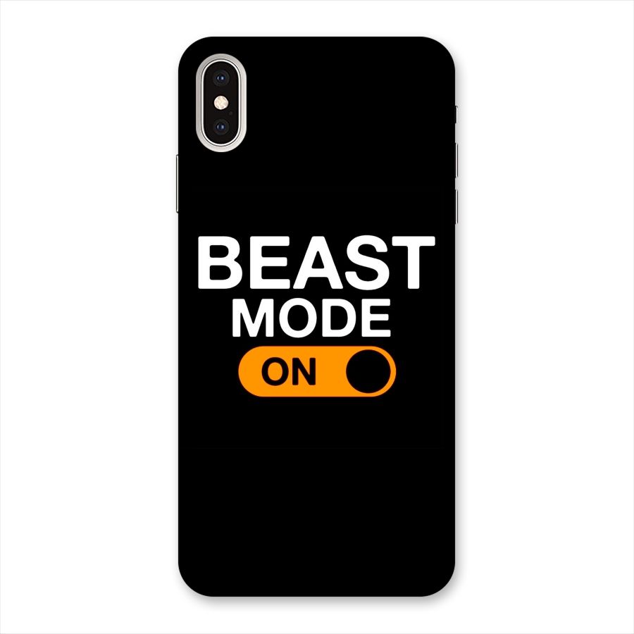 Beast Mode Switched On Back Case for iPhone XS Max