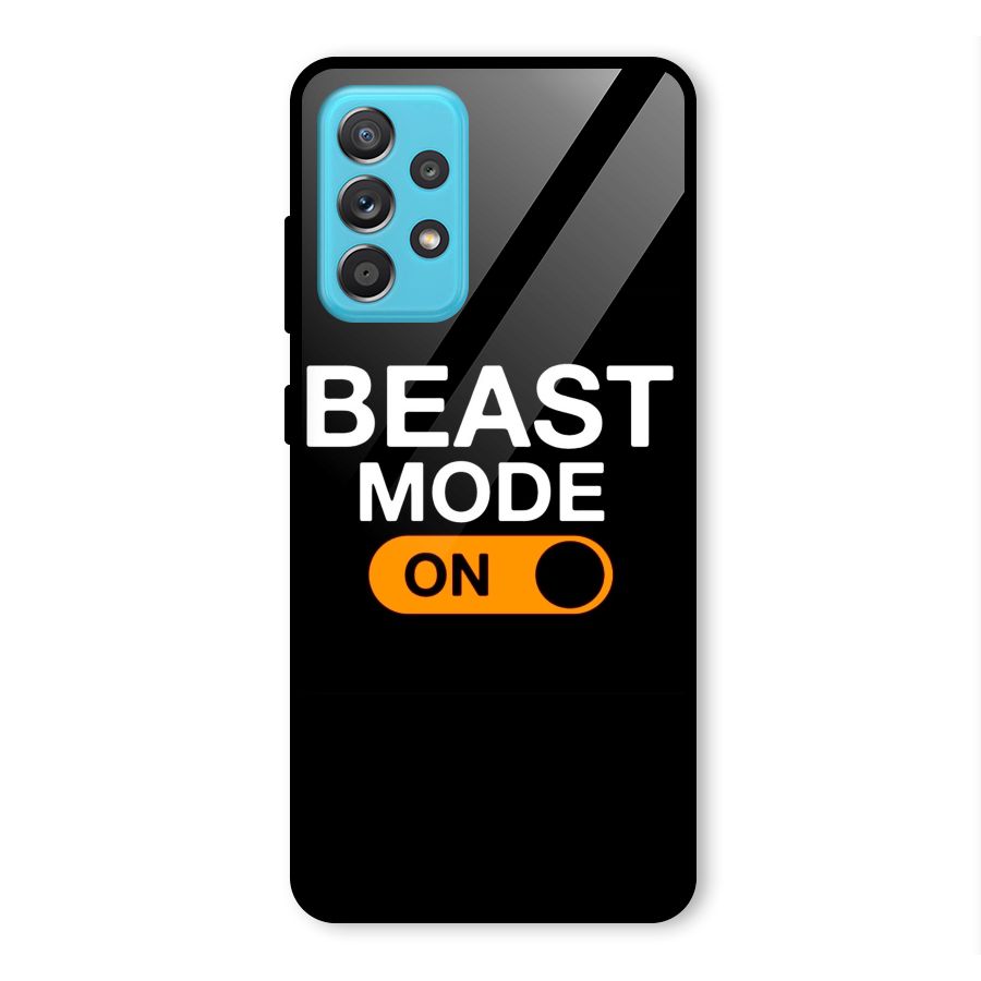 Beast Mode Switched On Glass Back Case for Galaxy A52s 5G