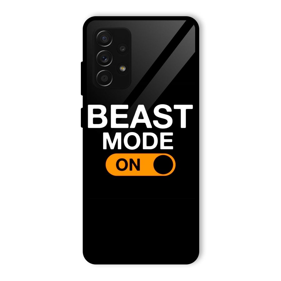 Beast Mode Switched On Glass Back Case for Galaxy A53 5G