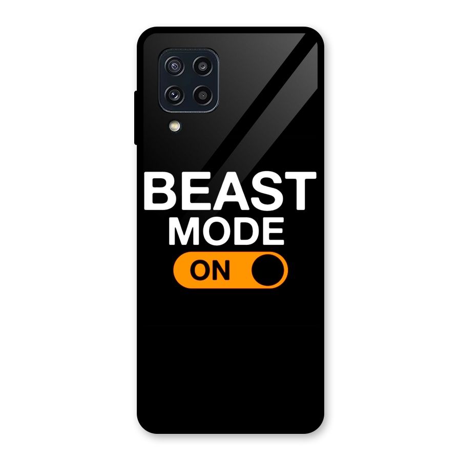 Beast Mode Switched On Glass Back Case for Galaxy M32