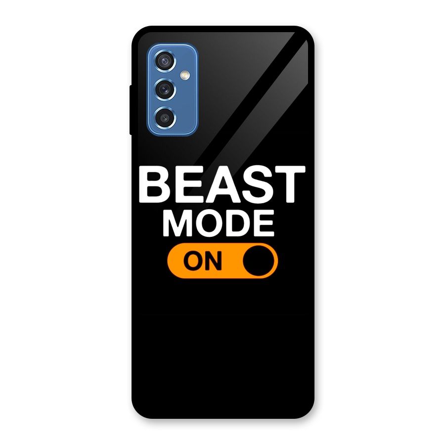 Beast Mode Switched On Glass Back Case for Galaxy M52 5G