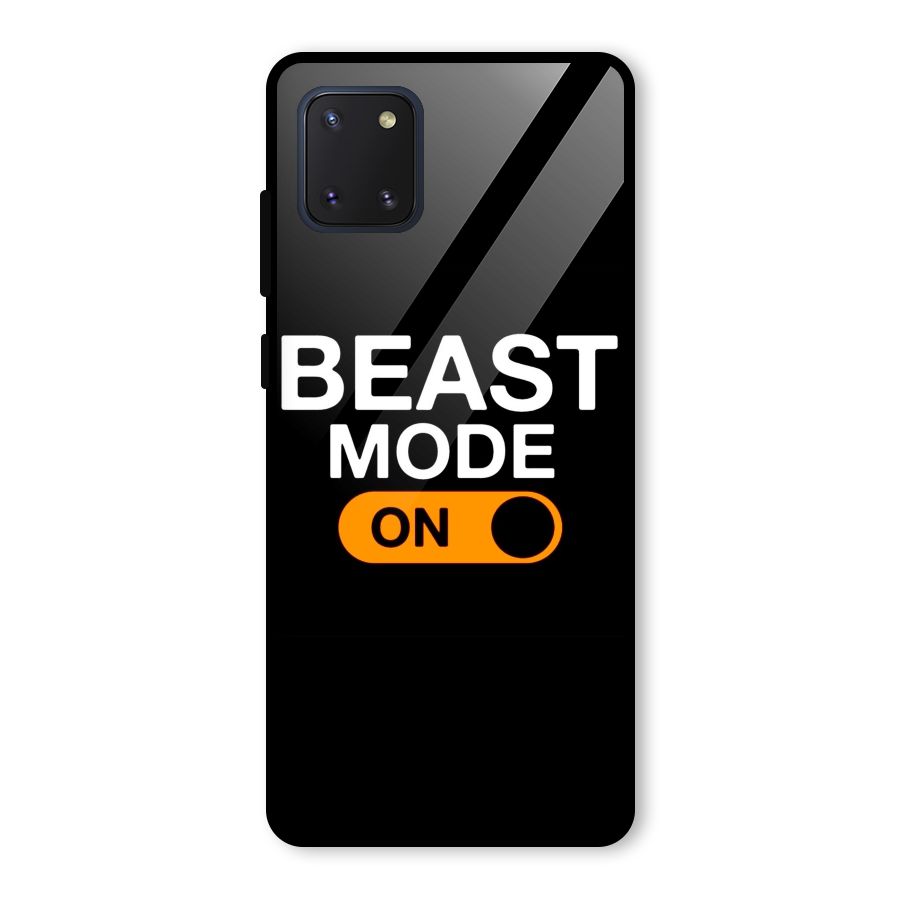 Beast Mode Switched On Glass Back Case for Galaxy Note 10 Lite