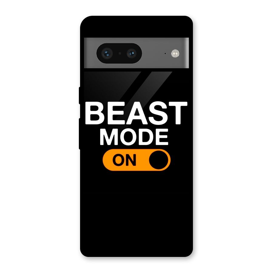 Beast Mode Switched On Glass Back Case for Google Pixel 7