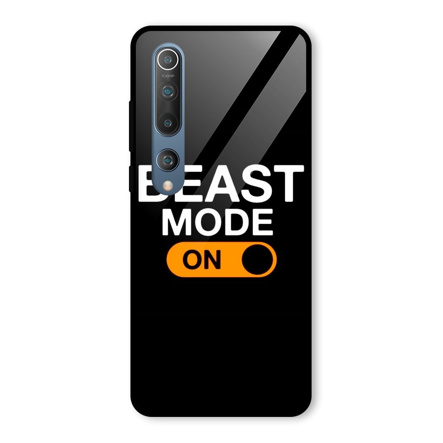 Beast Mode Switched On Glass Back Case for Mi 10