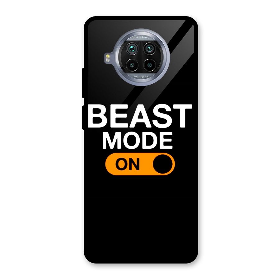 Beast Mode Switched On Glass Back Case for Mi 10i