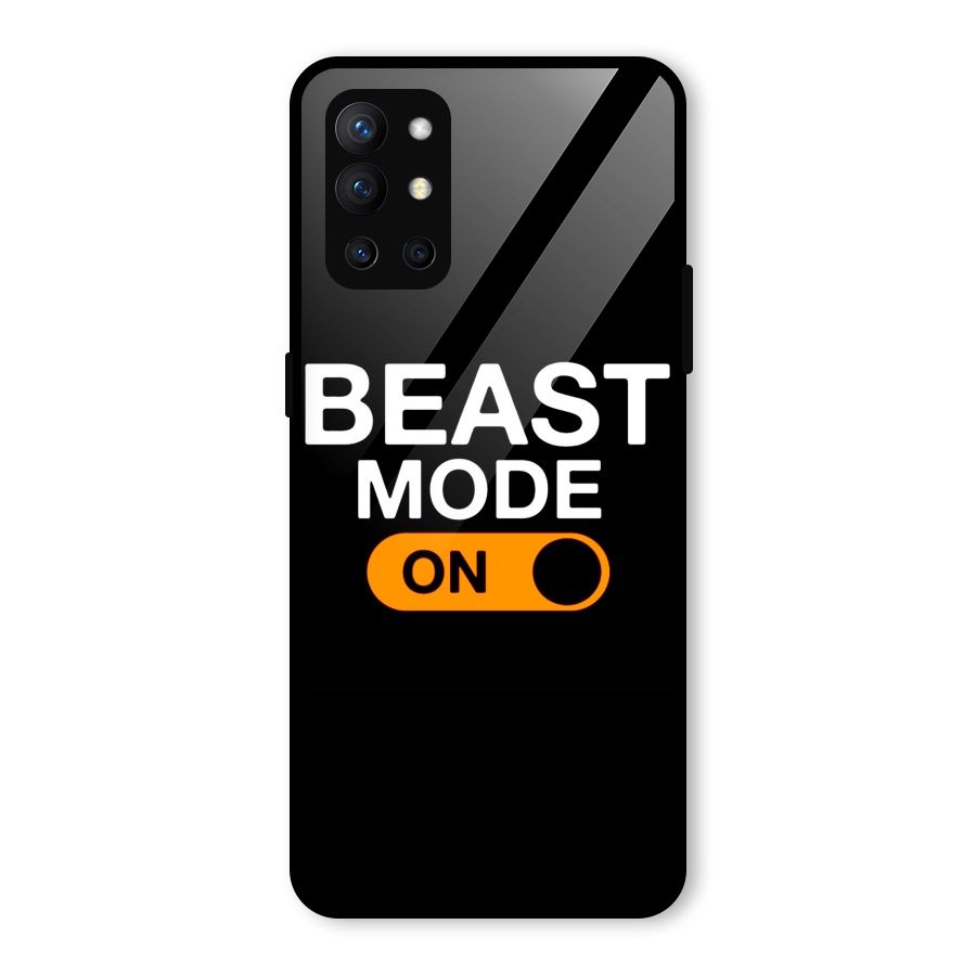 Beast Mode Switched On Glass Back Case for OnePlus 9R