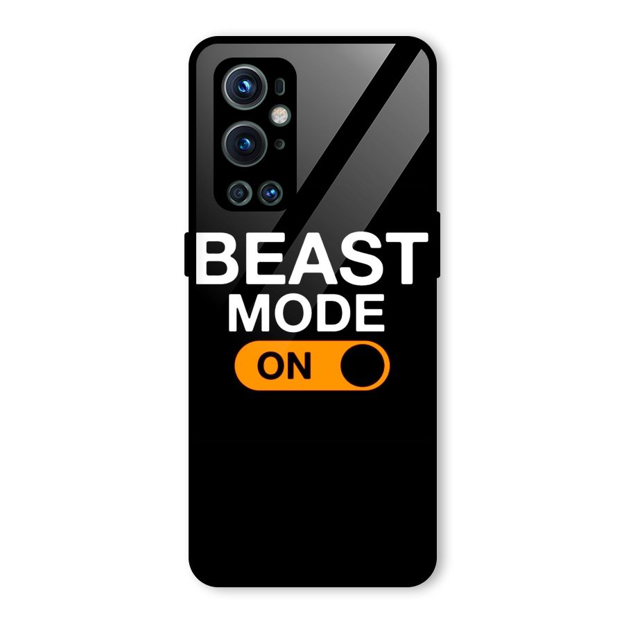 Beast Mode Switched On Glass Back Case for OnePlus 9 Pro