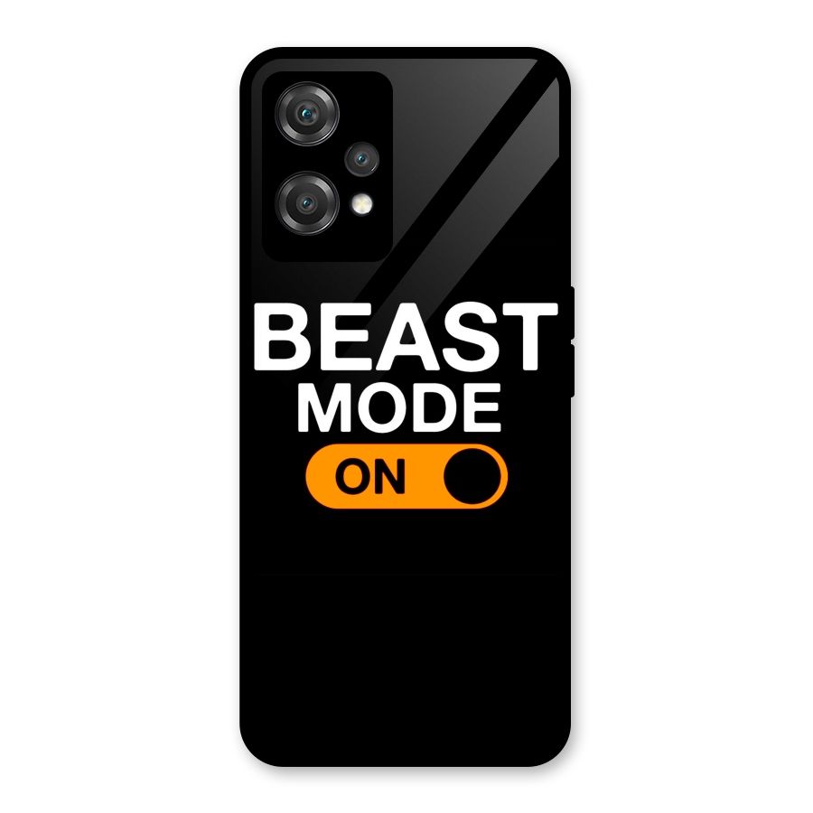 Beast Mode Switched On Glass Back Case for OnePlus Nord CE 2 Lite 5G