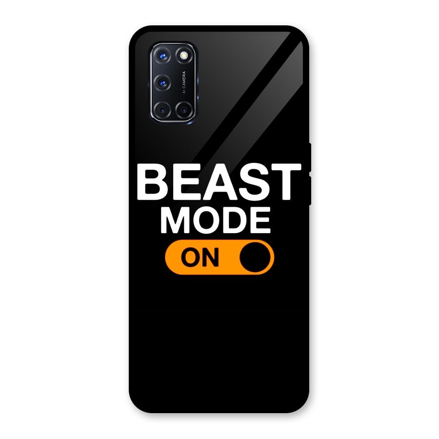 Beast Mode Switched On Glass Back Case for Oppo A52
