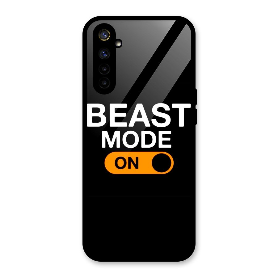 Beast Mode Switched On Glass Back Case for Realme 6