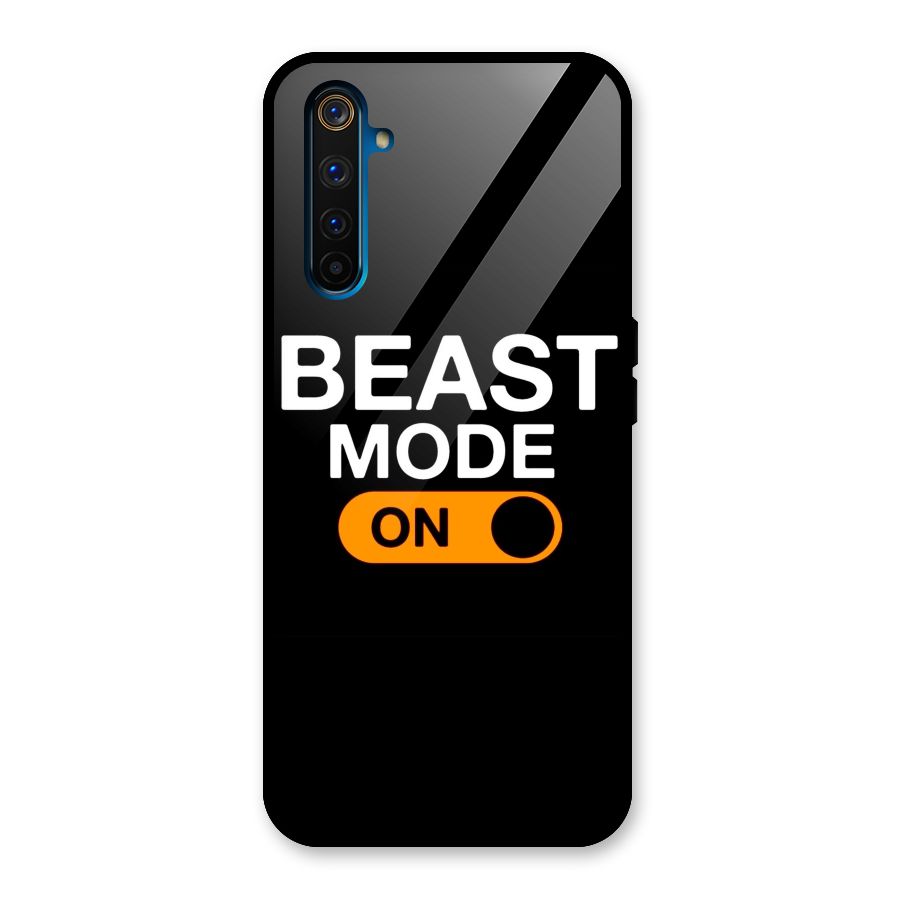 Beast Mode Switched On Glass Back Case for Realme 6 Pro