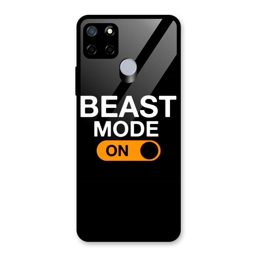 Beast Mode Switched On Glass Back Case for Realme C12