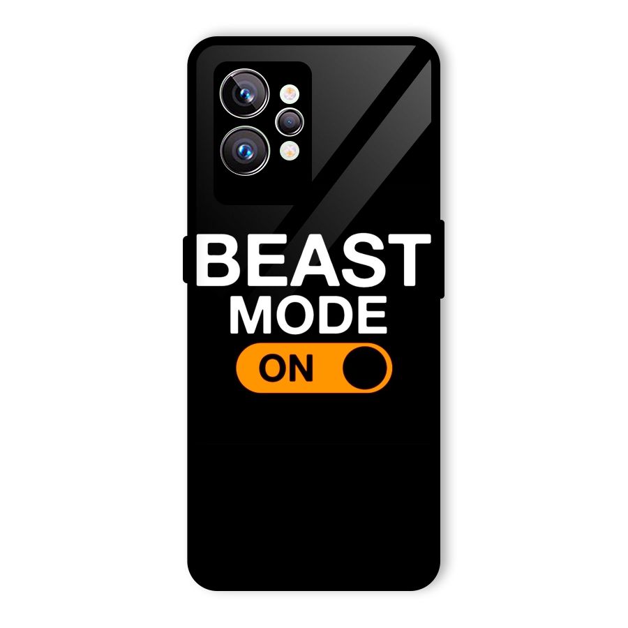 Beast Mode Switched On Glass Back Case for Realme GT2 Pro