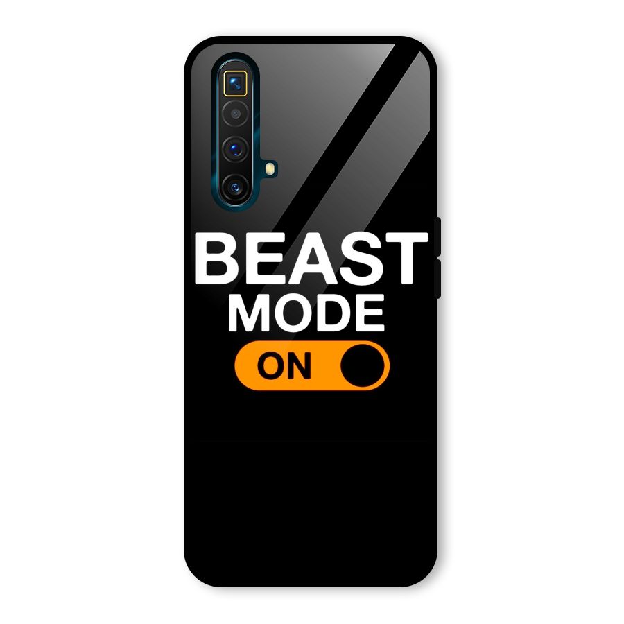 Beast Mode Switched On Glass Back Case for Realme X3