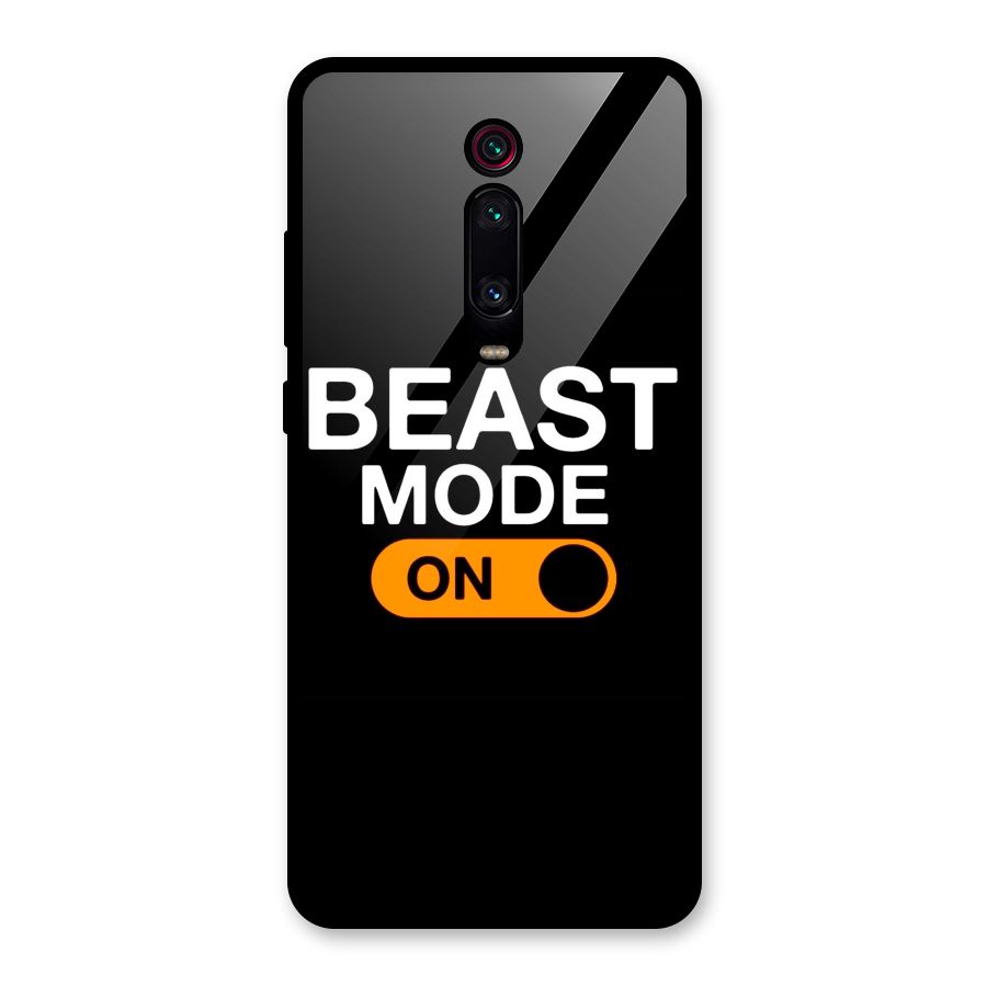 Beast Mode Switched On Glass Back Case for Redmi K20