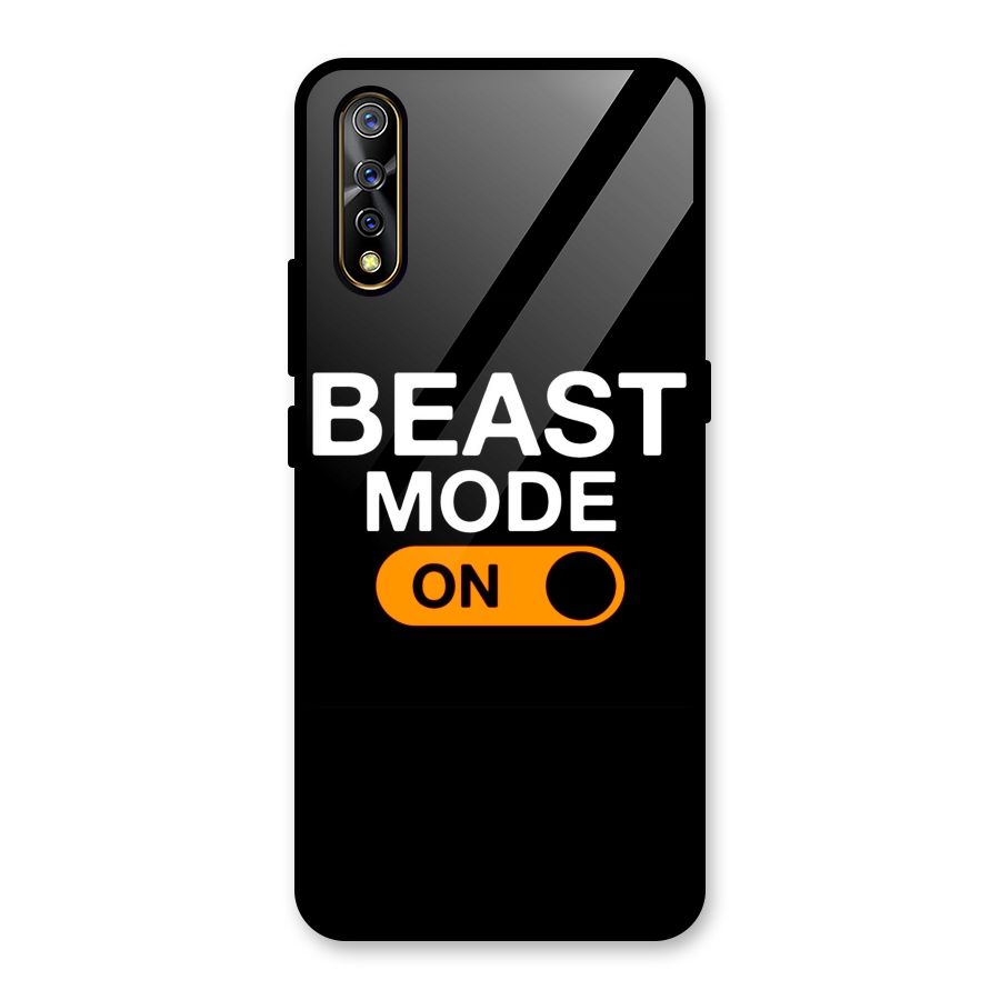 Beast Mode Switched On Glass Back Case for Vivo S1