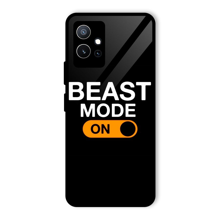 Beast Mode Switched On Glass Back Case for Vivo T1 5G