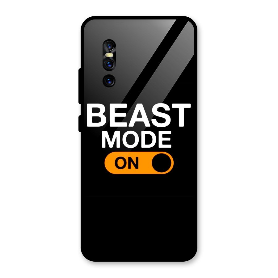 Beast Mode Switched On Glass Back Case for Vivo V15 Pro