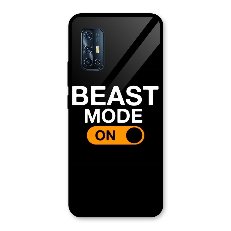 Beast Mode Switched On Glass Back Case for Vivo V17