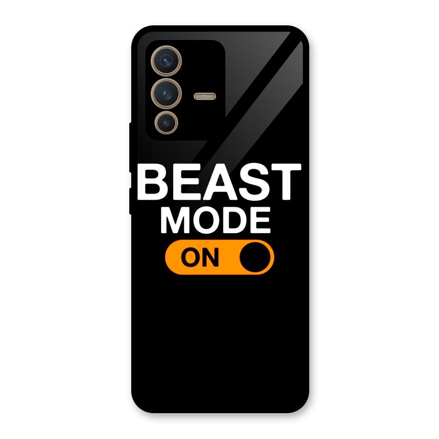 Beast Mode Switched On Glass Back Case for Vivo V23 5G