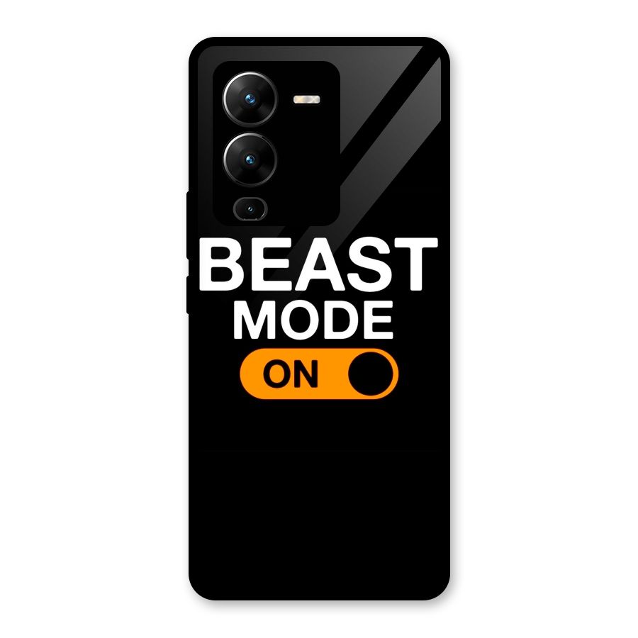 Beast Mode Switched On Glass Back Case for Vivo V25 Pro
