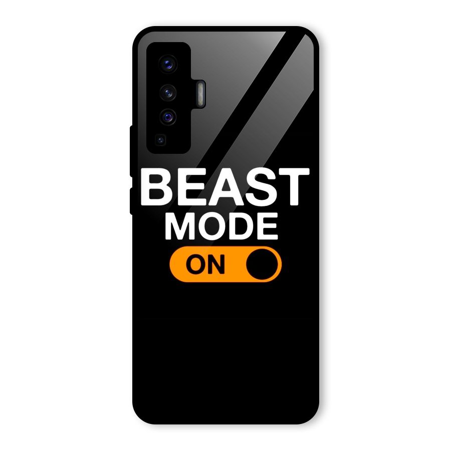 Beast Mode Switched On Glass Back Case for Vivo X50