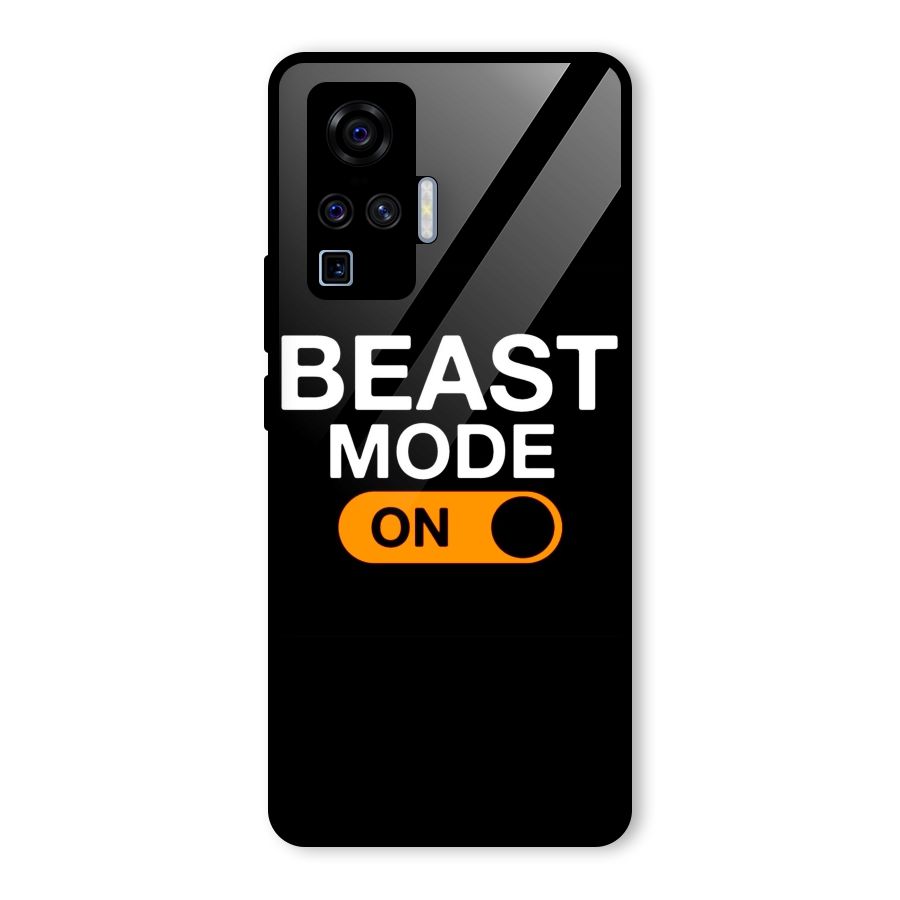 Beast Mode Switched On Glass Back Case for Vivo X50 Pro
