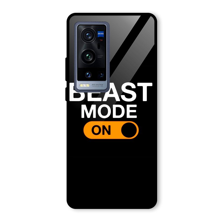 Beast Mode Switched On Glass Back Case for Vivo X60 Pro Plus